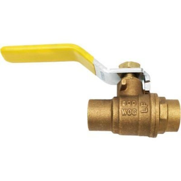 THEWORKS® LF Brass Full Port Ball Valve - Sweat - 3/4, Robinson Tech International New Jersey, Mfr#: LFBV114